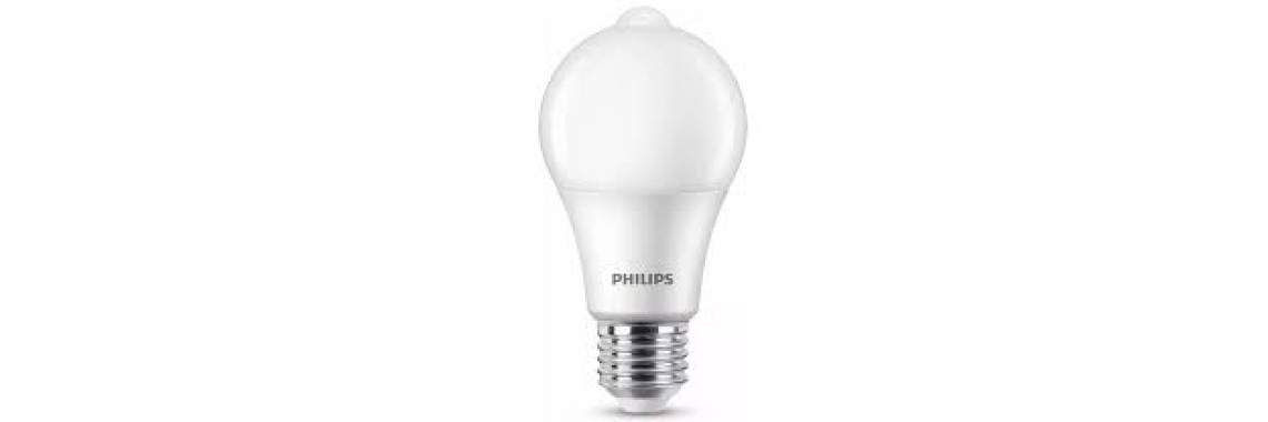 Philips LED Motion Sensor Bulb E27 8W