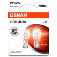 Osram Original W16W 12V 16W Ampoule Feu de Recul avec Avertisseur Sonore Osram Original W16W 12V 16W Ampoule Feu de Recul avec Avertisseur Sonore