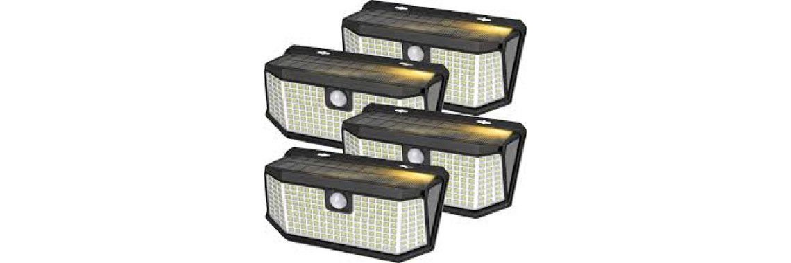 Aootek Solar Motion Sensor Light 182 LED