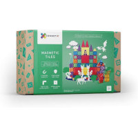 Connetix Magnetic Tiles Creative Pack 100 Pièces – Bloc Magnétique Montessori