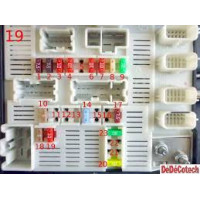 Renault Kangoo 2 Boîte à Fusibles BSM UCH Original Renault