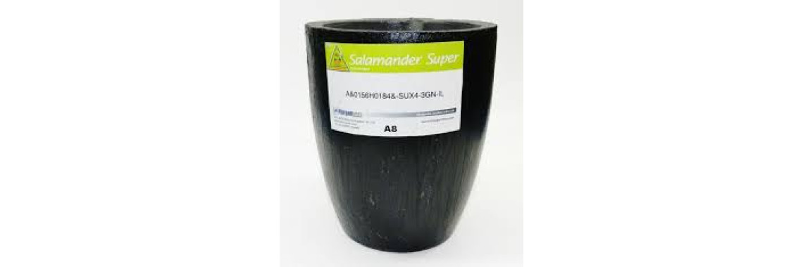 Creuset Graphite Morganite Salamander Super A8 Fusion Métaux