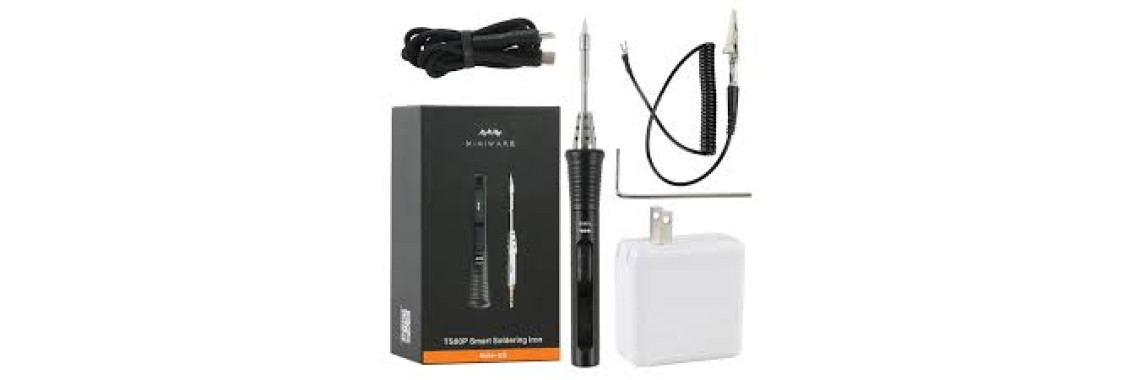 TS80P Miniware Fer à Souder Portable USB-C 30W