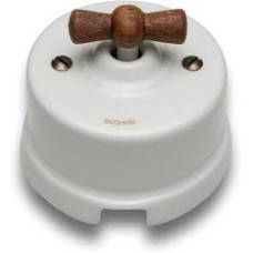 Fontini Garby Interrupteur Levier Porcelaine Blanc