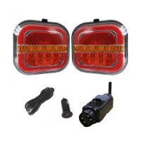 LIBERKIT Kit Feux de Remorque Sans Fil WiFi Magnétique LED