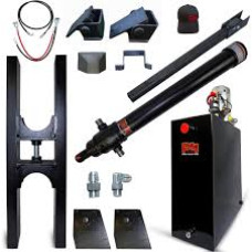 Kit Vérin Hydraulique Hyva 179-3 pour Benne Basculante 3 Étages Haute Puissance