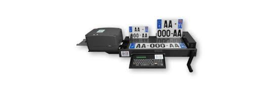 Machine à Plaques d’Immatriculation Manuelle SODISE 15855 Professionnelle