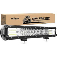 Nilight 288W LED Light Bar 24V