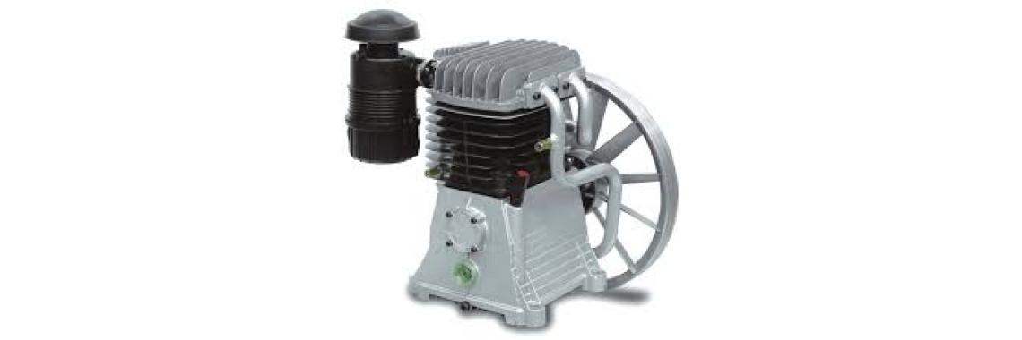 Tête de Compresseur ABAC B6000 500L Bicylindre Fonte Haute Performance