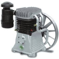 Tête de Compresseur ABAC B6000 500L Bicylindre Fonte Haute Performance